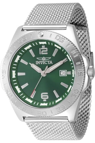 INVICTA Coalition Forces Men 45mm Stainless Steel Steel Black dial VJ42 Quartz