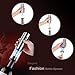 Electric Wine Opener Rechargeable, GOSCIEN Automatic Wine Bottle Opener 4-in-1 Set Gift, Upgraded Electric Wine Corkscrew with Foil Cutter, Vacuum Stopper and Wine Pourer, Battery Indicator Light