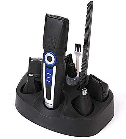 Hhrong Professional hair clipper trimmer cordless hair clipper beard trimmer men's haircut set USB charging child adult hair clipper (black)