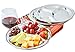 Happy Tiffin STAINLESS STEEL Plates, 4-Pack 9.5