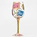 Designs by Lolita “Thank You Thank You” Hand-painted Artisan Wine Glass, 15 oz.