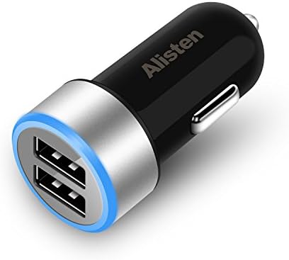 Car Charger, 24W /4.8A 2 USB Smart Car Adapter Port for iPhone X / 8 / 7 / 6s / Plus, iPad Pro / Air 2 / mini, Galaxy S7 / S6 / Edge / Plus, Note 5 / 4, LG, Nexus, HTC and More