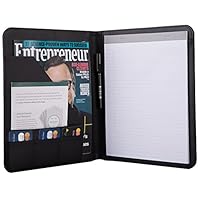 Jancosta Business Padfolio Portfolio with Letter Size Writing Notepads (New Black)