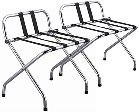 VINN DUNN Luggage Stand CHROME 2PK