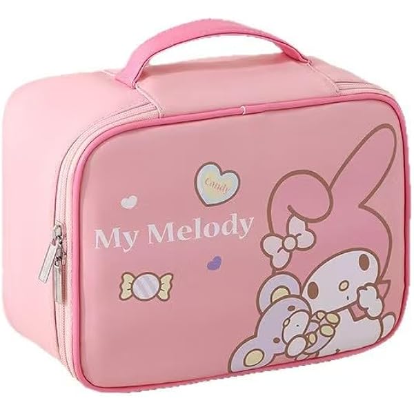 Yoedeha Kawaii Make-up-Tasche Aus PU Leder – Cartoon-Design, Wasserdicht | Kleine Kosmetiktasche Für Mädchen