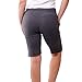 Metro Women's Cotton Bermuda Shorts with Pockets, Elastic Waist, Soft Stretch