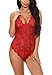 Womens One Piece Lingerie Teddy Bodysuit Nightwear Lace Babydoll primary