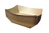 Brown Paper Food Trays | 250 Count
