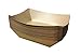 URPARTY - 250 pcs Medium Classic Brown Paper Food Serving Tray - 7