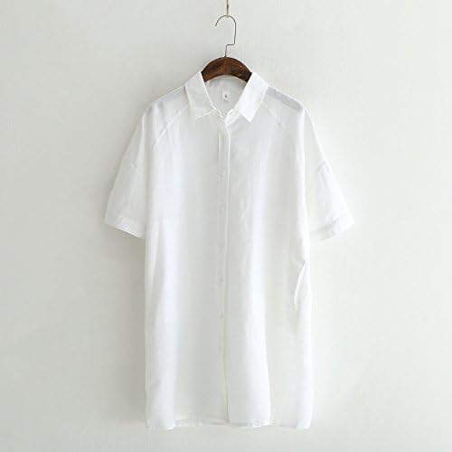 Amazon Viviseason ビビシーズン 白シャツ ロング ゆったり 綿麻 トップス メンズ レディース 服 ファッション小物 通販