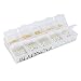 BEADNOVA Silver & Gold Plated Open Jump Rings 3mm 4mm 5mm 6mm 7mm Assortment Value Pack for Jewelry Making (2600pcs Box Set)