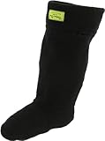 Western Chief Kids Rain Boot Fleece Liner(Toddler/Little Kid),Black,SM (7-8 Toddler Shoe)