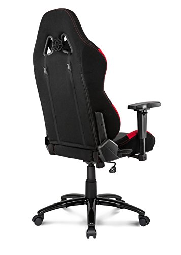 AKRacing Core Series EX-Wide Gaming Chair with Wide Seat, High and Wide Backrest, Recliner, Swivel, Tilt, Rocker and Seat Height Adjustment Mechanisms with 5/10 warranty - Black/Red