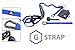 BLUE G-STRAPS Suspension Body Fitness Trainer (5 COLORS) HIGH QUALITY Guaranteed, Resistance Home Gym Fitness Training, WARRANTY
