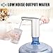 tobelife Foldable 5 Gallon Water Dispenser,Water Bottle Pump, Wireless Electric Generic Gallon Bottle Water Pump, Automatic Drinking Pure Water Dispenser,Ideal for Home,Office,Outdoor (White-Orange)