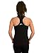 Delfin Spa Women's Heat Maximizing Neoprene Anti Cellulite Full Coverage Racerback Exercise Tank, Black, Medium