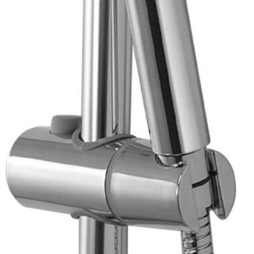 SWT Adjustable 25mm ABS Chrome Shower Rail Head Slider Holder Bracket Amazon.co.uk Kitchen & Home