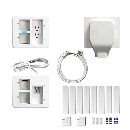 in Wall TV Power Relocation Kit with 1080 Joule Surge Protected Outlets