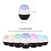 Appreciis USB 100ml aroma diffuser best mini usb humidifier electric fireplace humidifier,Waterless Auto Shut-off and 7 Color LED Lights Changing for Home Office Babythumb 3