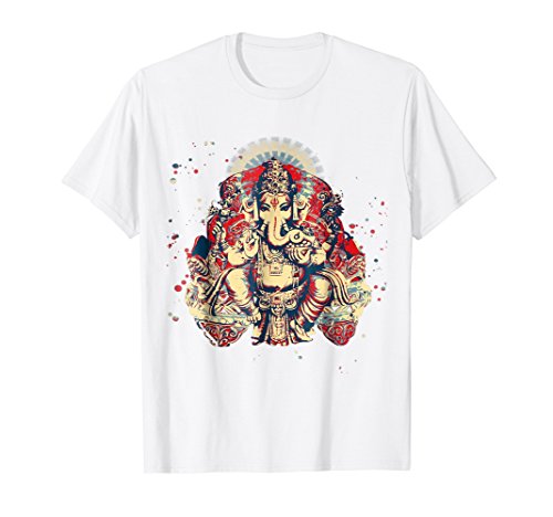 Yoga Shirts Spiritual Hindu God Ganesha 
