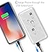 Power Bank 10000mAh, Ultra Slim Portable Charger with Built-in Phone Stand, USB Outport, Type-c Cable,Micro Cable and Other Cable for Cell Phone
