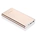 [Upgraded] Poweradd 3.4A Pilot 2GS 10000mAh Dual USB Portable Charger External Battery Pack with High-Speed Charge for iPhone iPad Samsung Galaxy and More - Golden (Apple Cable Not Included)