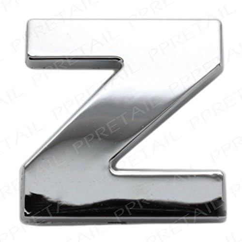 New Chrome 3D Self Adhesive Letter Number Car Badge Emblelm Sticker For Home & Auto (Letter Z)