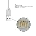 (2 Pack) Lightning Cable, SAUS 10 ft Nylon Braided Micro USB Cable High Speed USB 2.0 A Male to Micro B Sync and Charging Universal for Samsung,HTC,Motorola,Nokia,Android,and More(Golden+Rose Gold)
