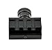 SNIPER Low Profile Riser Mount with 3 slots, Black Anodized, Quick Install