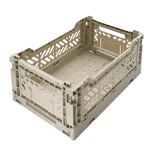 Aykasa Collapsible Storage Bins, Plastic Crate for