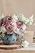Ling's moment Artificial Flowers 25Pcs Mauve Roses Decor w/Stems,3