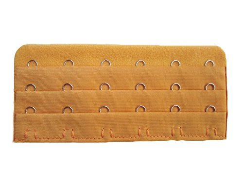 Ewandastore 10pcs Assorted Colors Women 6 Hook 3 Rows Spacing Bra Extender Strap