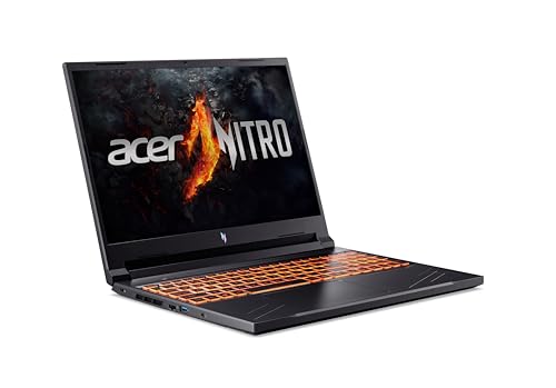 Acer Nitro V16 (ANV16-41-R961) Gaming Laptop | 16 Inch WUXGA 165Hz Display | AMD Ryzen 7 8845HS | 16 GB RAM | 1 TB SSD | NVIDIA GeForce RTX 4060 | Windows 11 | QWERTZ Keyboard | Black