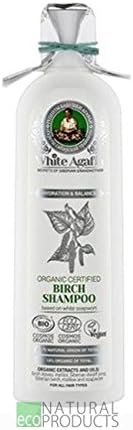 White Agafia Organic Certified Birch Shampoo Hydration & Balance 280ml