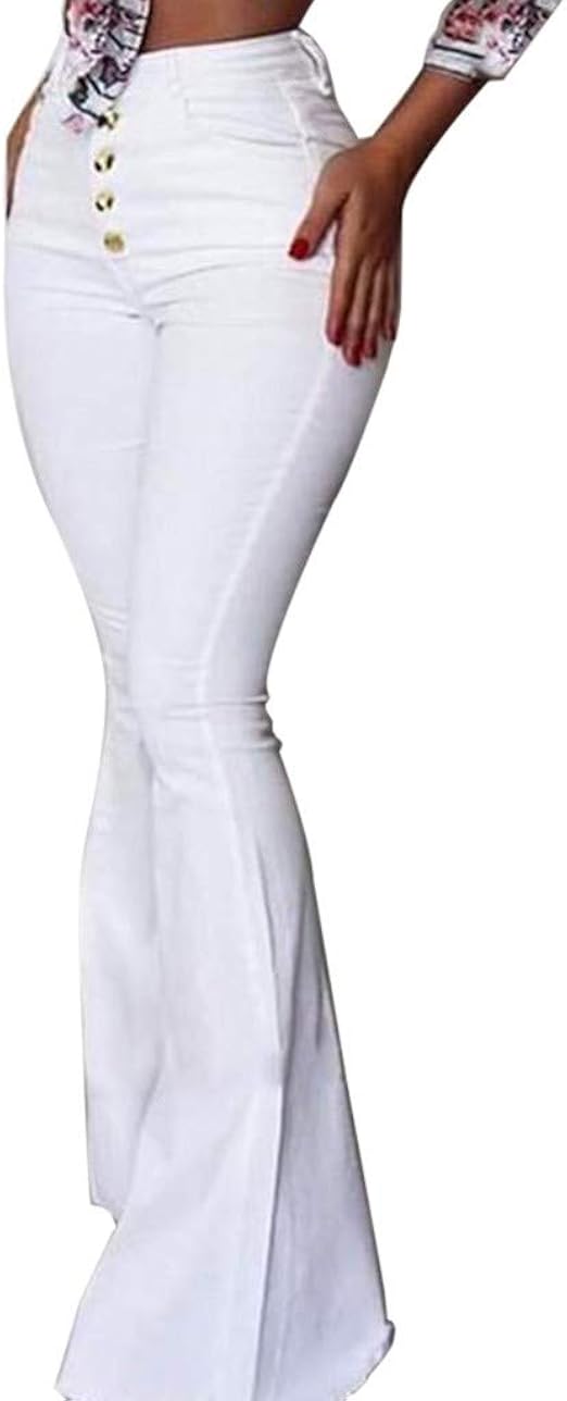 Amazon Com Lixiliw 2019 Pantalones Vaqueros Para Mujer Cintura