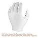 Paxcoo 6 Pairs White Cotton Gloves for Cosmetic Moisturizing Coin Jewelry Inspection Hand Spa – Medium Size