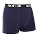 Men's Seamless Comfort Soft Cotton Boxer Brief 6-pcs Set,Three Colors L