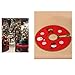 Monoche Red Christmas Tree Skirt Non-Woven Perfect for Xmas Ornaments Family Home Holiday Party Decor 60CMthumb 3