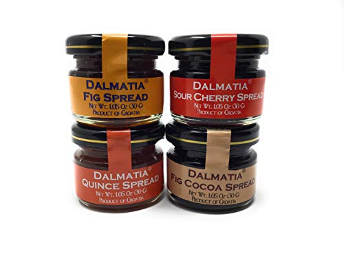 Dalmatia Fig, Quince, Cocoa and Sour Cherry Spread Assortment, 1.05 oz Jars - Thumbnail 3