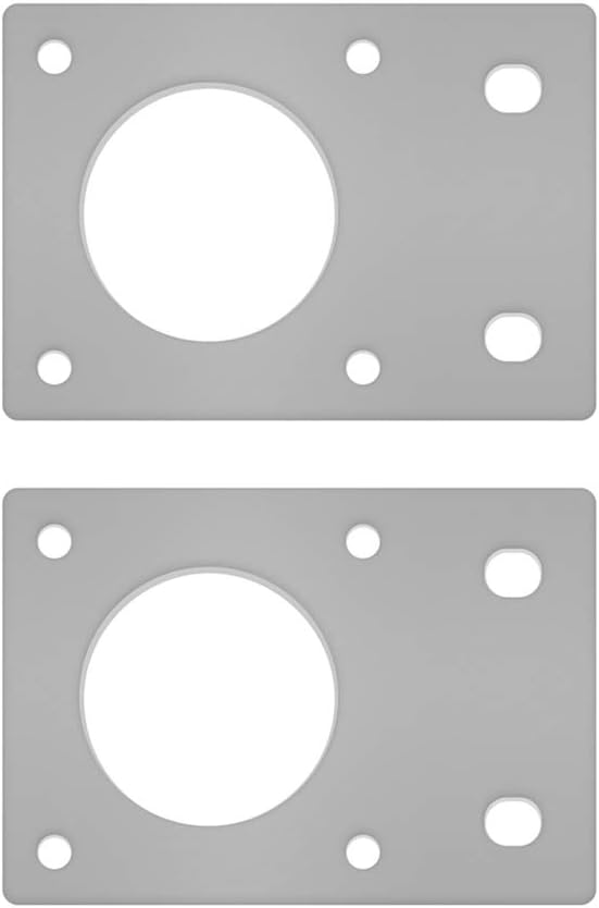 ruiruiNIE 2Pieces Aluminum NEMA 17 42 Stepper Motor Mounting Plate Fixed Bracket For 3D Printer 2020 Profiles