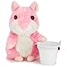 Szresm Talking Hamster Repeats What You Say Electronic Pet Talking Plush Buddy Mouse for Child Kids Party Toys