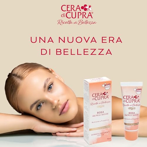 Cera di Cupra, Pink Traditional Formulation Cream with Beeswax, Rich in Protective Components, Anti-Ageing Action, Made in Italy, Dermatologically Tested, 75 ml Tube