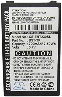 Cameron Sino 800mAh / 2.59Wh Li-ion High-Capacity Replacement Batteries for Sony Ericsson Z200, Z208, K700, K500i, fits Sony Ericsson BST-30