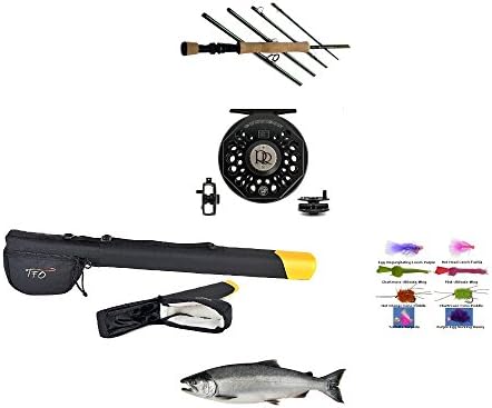 Silver Salmon Fly Fishing Outfit (7WT, 5 Piece 10' Jim Teeny)