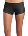 Soffe Women's Mesh Teeny Tiny Short, Black, Medium