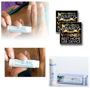 PRO SIL AWARD WINNING PATENTED CLINICALLY PROVEN TOPICAL SCAR REDUCTION GLIDE ON APPLICATOR. 17g