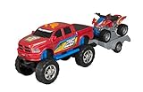 Toy State Road Rippers Light And Sound Sport Trailer: Dodge Ram With ATV (Styles May Vary)