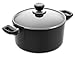 Scanpan Classic 5.25-qt Nonstick Dutch Oven with Lid – Compatible with Gas and Electric Stovetops, Metal Utensil Safe, Oven Safe to 500°F, Dishwasher Safe, Black