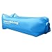 Inflatable Lounger and Indoor Outdoor Sofa: Lazybag Air Lounge Chair with Built-In Headrest | Banana Sleeping Bag, Hammock, Pool Float, Portable Camp Seat, Lazy Hangout Couch Bed (Blue)