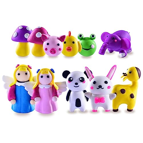 Vindany 36 Colors Polymer Clay Modeling Clay Kit Soft Non-Toxic Baking Soda DIY with Tools and Storage Box Christmas for Kids